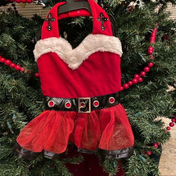 🆕 Santa Mrs. Clause Dog Costume - Sz Medium - Picture 2 of 5